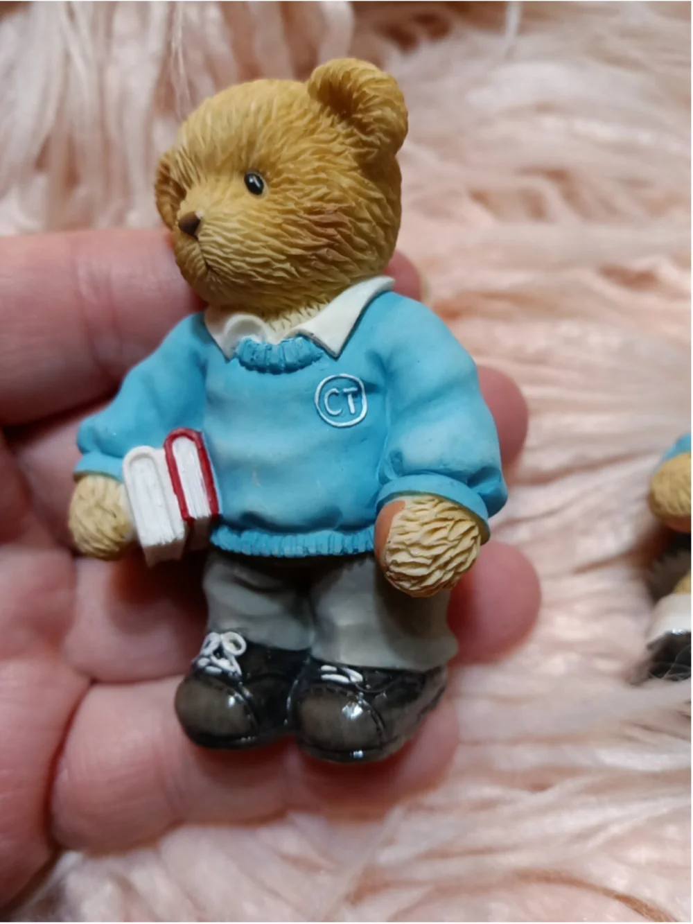 Cherished Teddies School Boy & Girl Learn All There Is To Learn 2003 Rare Set